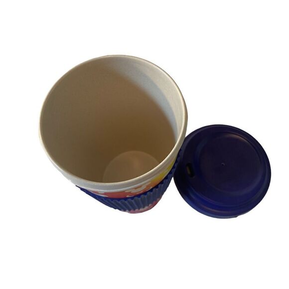 Disney Rainbow Colored Mickey Reusable Travel Mug. So cute! - Picture 6 of 7